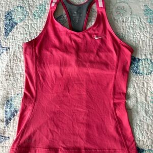 Nike Pink Racerback Tank Top